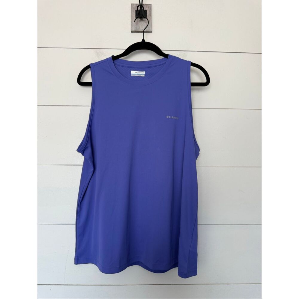 Columbia Women’s XL Purple Open Back Tank Top Athleisure